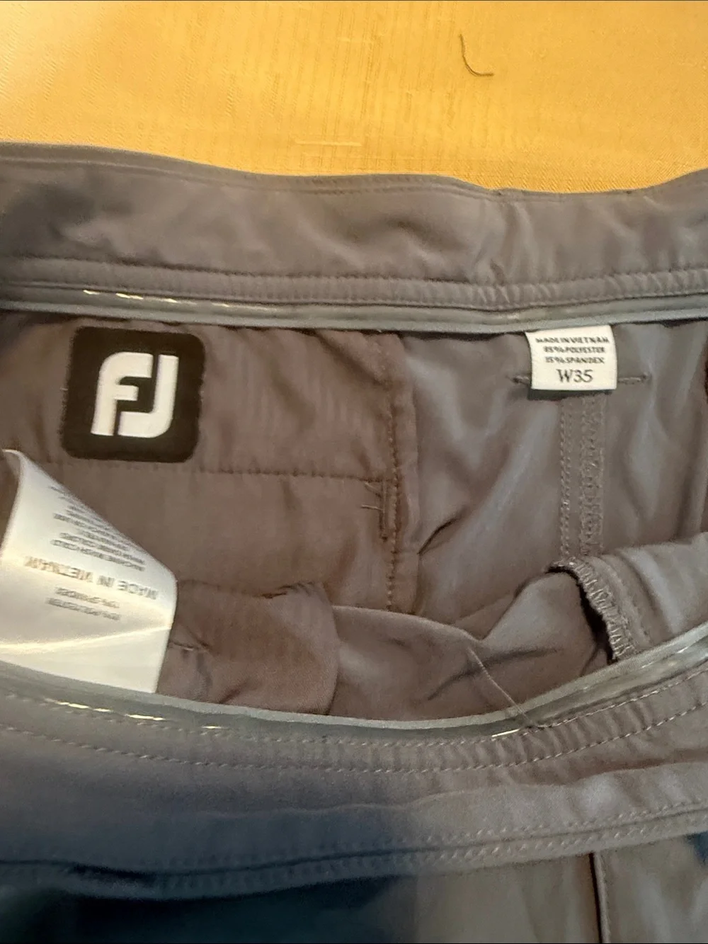 FootJoy Men's Flat Front Shorts in Navy Blue